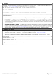 Form SRG2125 Application for the Approval of Examiner Standardisation Courses Under UK Aircrew Regulation Part-Fcl.1015 - United Kingdom, Page 4