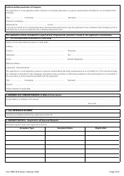 Form SRG1814 Application for Extended Operations (Etops) Operational Approval - United Kingdom, Page 2