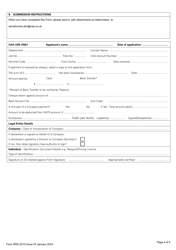 Form SRG2010 Application for a Change to Aerodrome Licence Details - United Kingdom, Page 4