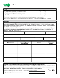 Form 1168A Determining Worker/Independent Operator Status Questionnaire - Logging Industry - Ontario, Canada, Page 7
