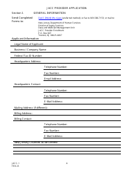Form JACC-1 Jacc Provider Application - New Jersey, Page 4