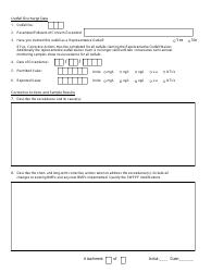Corrective Action/Non-compliance Event Form - Gp-0-23-001 - New York, Page 2