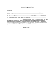 Irrevocable Letter of Credit Amendment Form - New York, Page 2