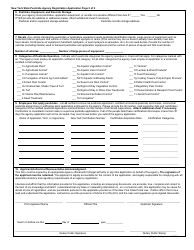 Pesticide Agency Registration Application - New York, Page 2
