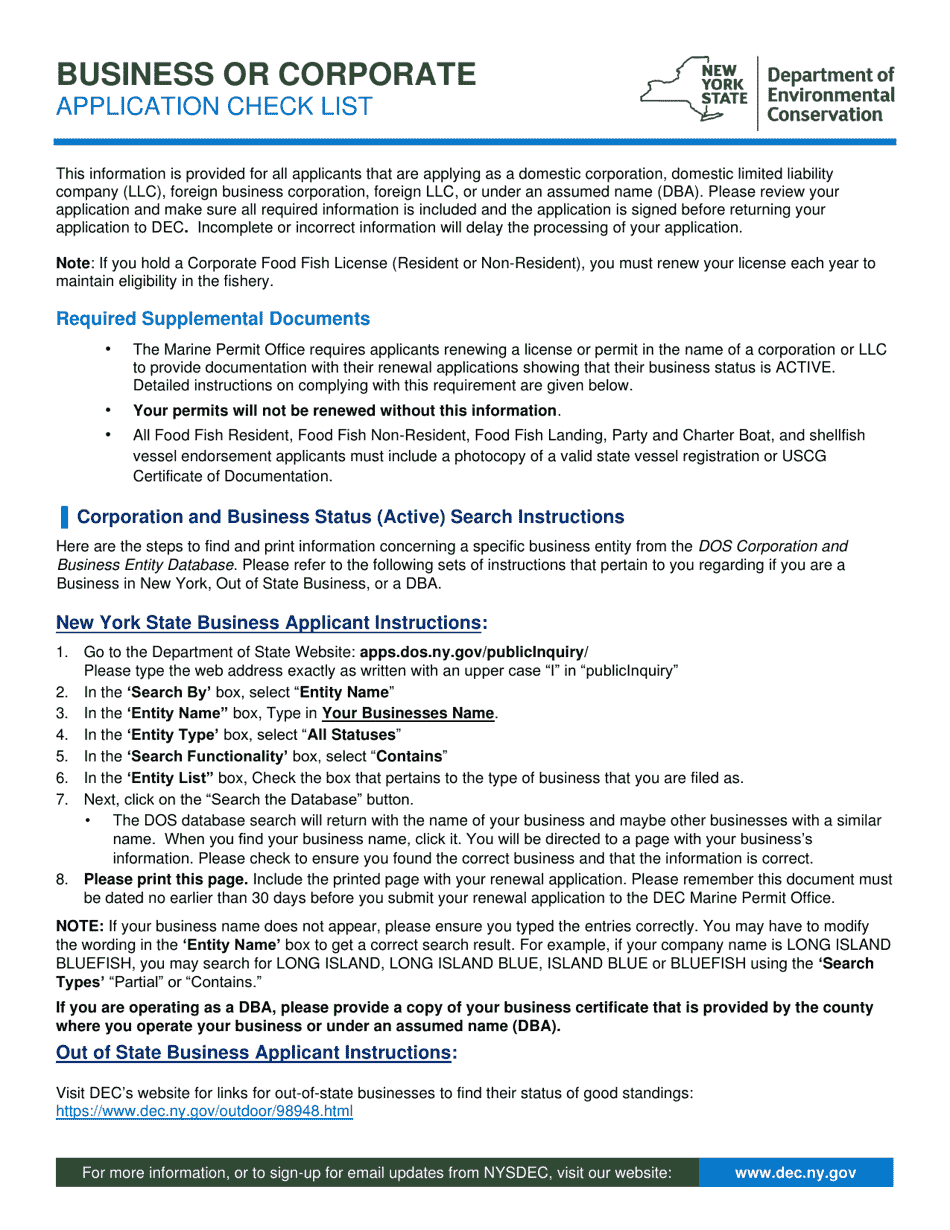 Marine District Party  Charter License Application - New York, Page 2