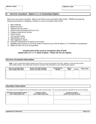 Form PSRS-8 Application for Retirement - Pennsylvania, Page 7