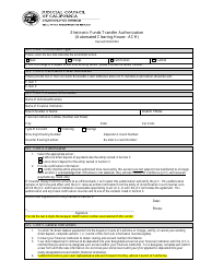 Document preview: Electronic Funds Transfer Authorization (Automated Clearing House - ACH) - County of Kern, California