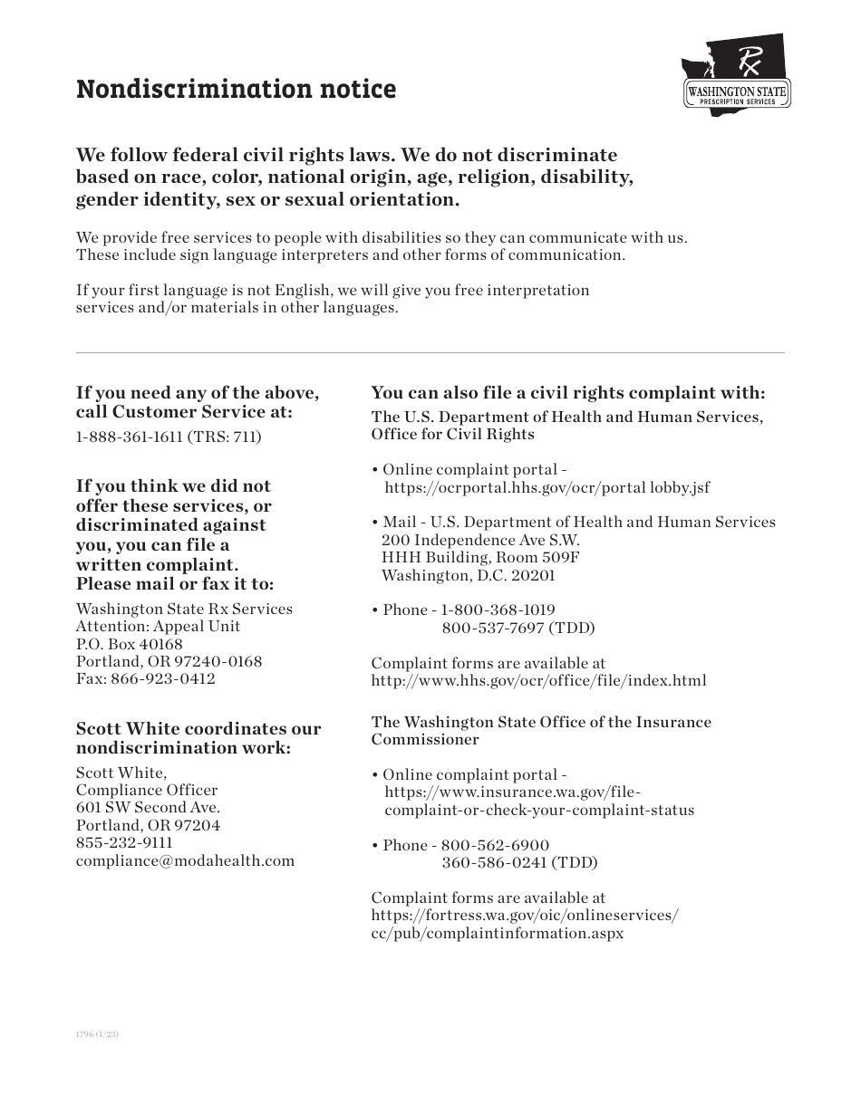 Authorization for Release of Information for Uniform Medical Plan (Pebb and Sebb) Members - Washington, Page 3