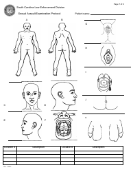 Sexual Assault Examination Protocol - Envelope Style - South Carolina, Page 7