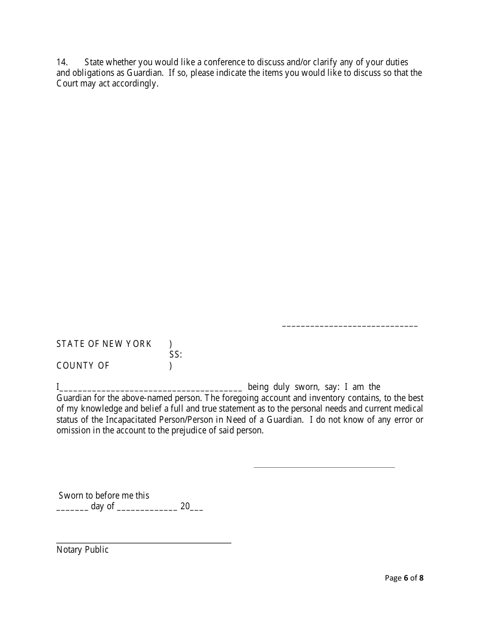 Annual Account - New York, Page 6