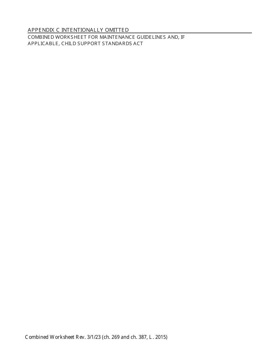 Combined Worksheet for-Postdivorce Maintenance Guidelines and, if Applicable, Child Support Standards Act (For Contested Cases) - New York, Page 12