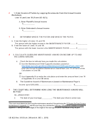 Form UD-8(2) Maintenance Guidelines Worksheet - New York, Page 2