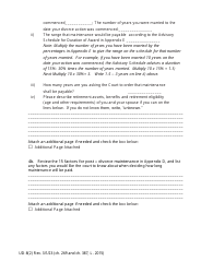 Form UD-8(2) Maintenance Guidelines Worksheet - New York, Page 3