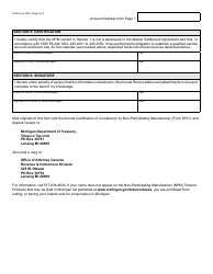 Form 5532 Annual Reconciliation for Escrow Deposit - Michigan, Page 2