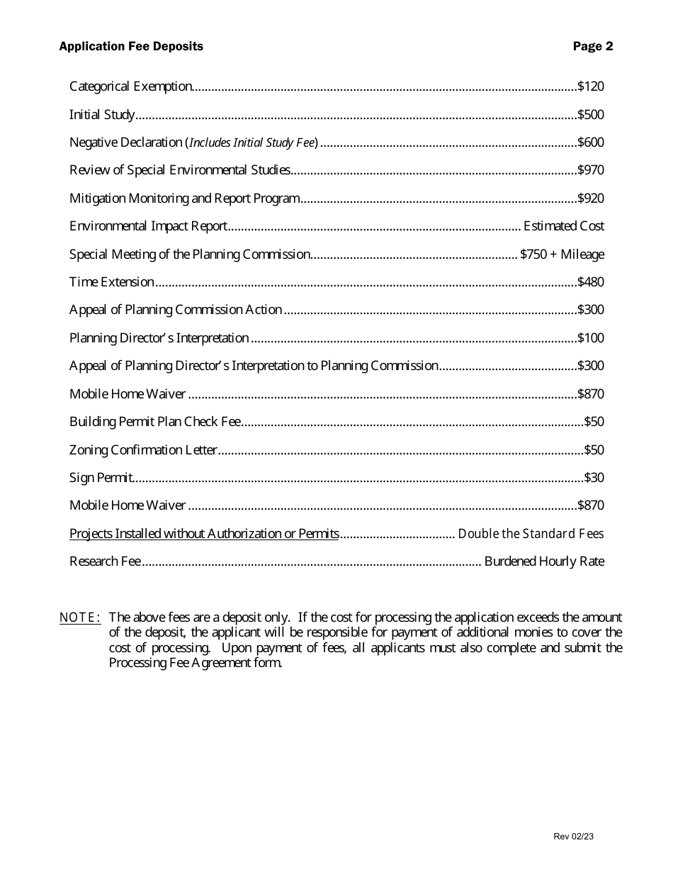 Inyo County California Planning Department Permit Application Fill   Page 11 Thumb 950 