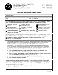 Planning Department Permit Application - Inyo County, California, Page 8