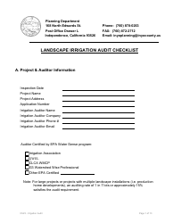 Certificate of Completion - Performance Path - Model Water Efficient Landscape Ordinance (Mwelo) - Inyo County, California, Page 7