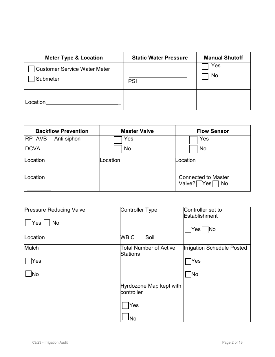 Certificate of Completion - Performance Path - Model Water Efficient Landscape Ordinance (Mwelo) - Inyo County, California, Page 8
