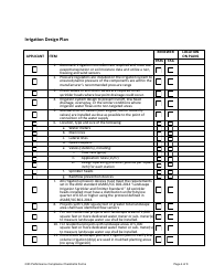 Model Water Efficient Landscape Ordinance (Mwelo) Performance Compliance Form for Projects With Greater Than 2,500 Sq Ft of Total Landscape Area - Inyo County, California, Page 4