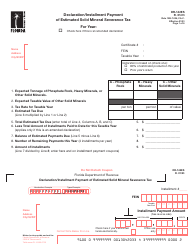 Form DR-142 Solid Mineral Severance Tax Return - Florida, Page 7