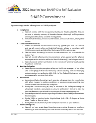 Interim-Year Sharp Site Self-evaluation - Virginia, Page 3
