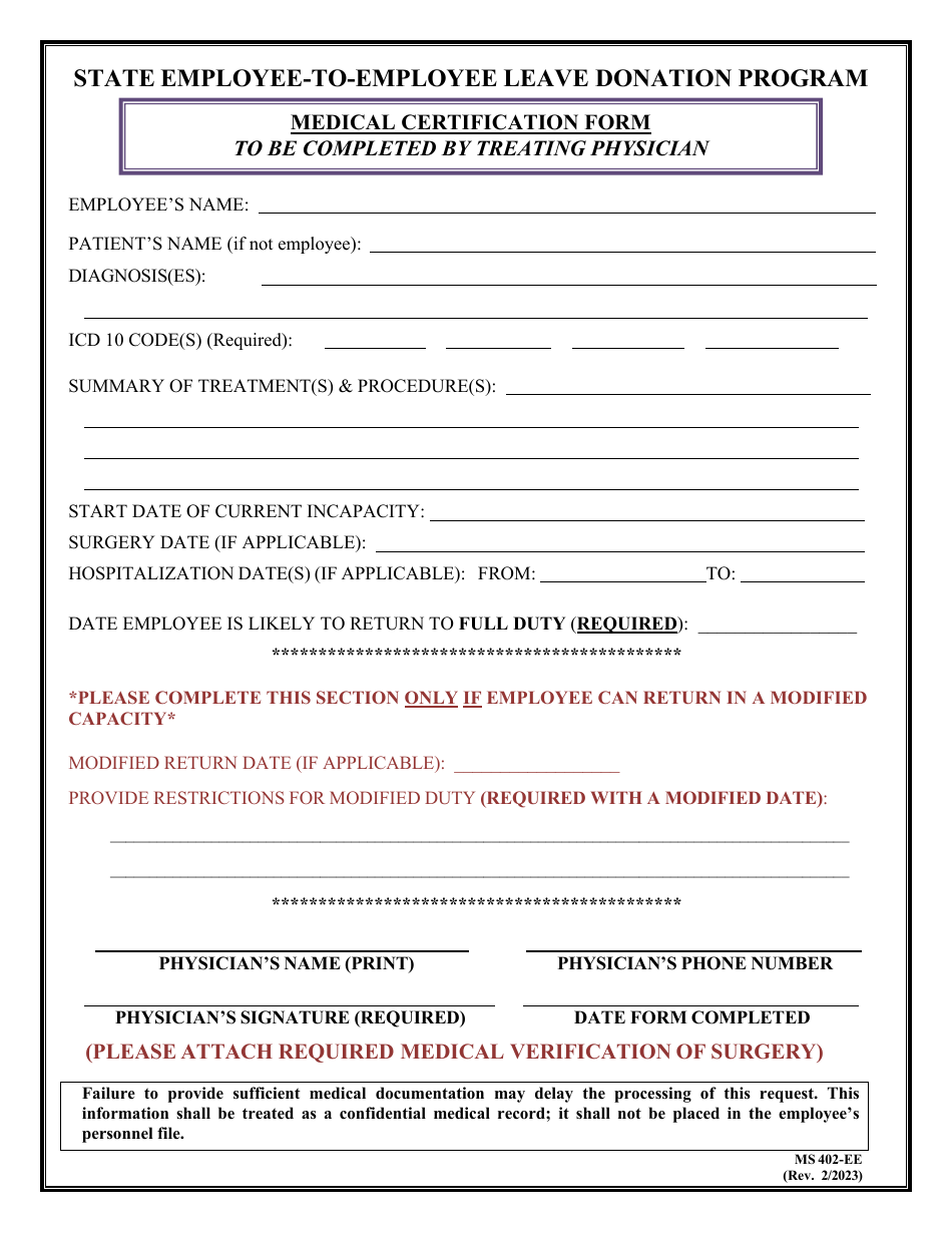 Employee-To-Employee Leave Donation Request Packet - Maryland, Page 5