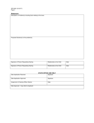 Form SFN9461 Due Process Complaint Notice - North Dakota, Page 2