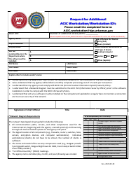Document preview: Request for Additional Acic Workstation/Workstation Id's - Arkansas