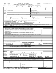 Form GR-1120 Corporation Income Tax Return - City of Grand Rapids, Michigan, Page 6