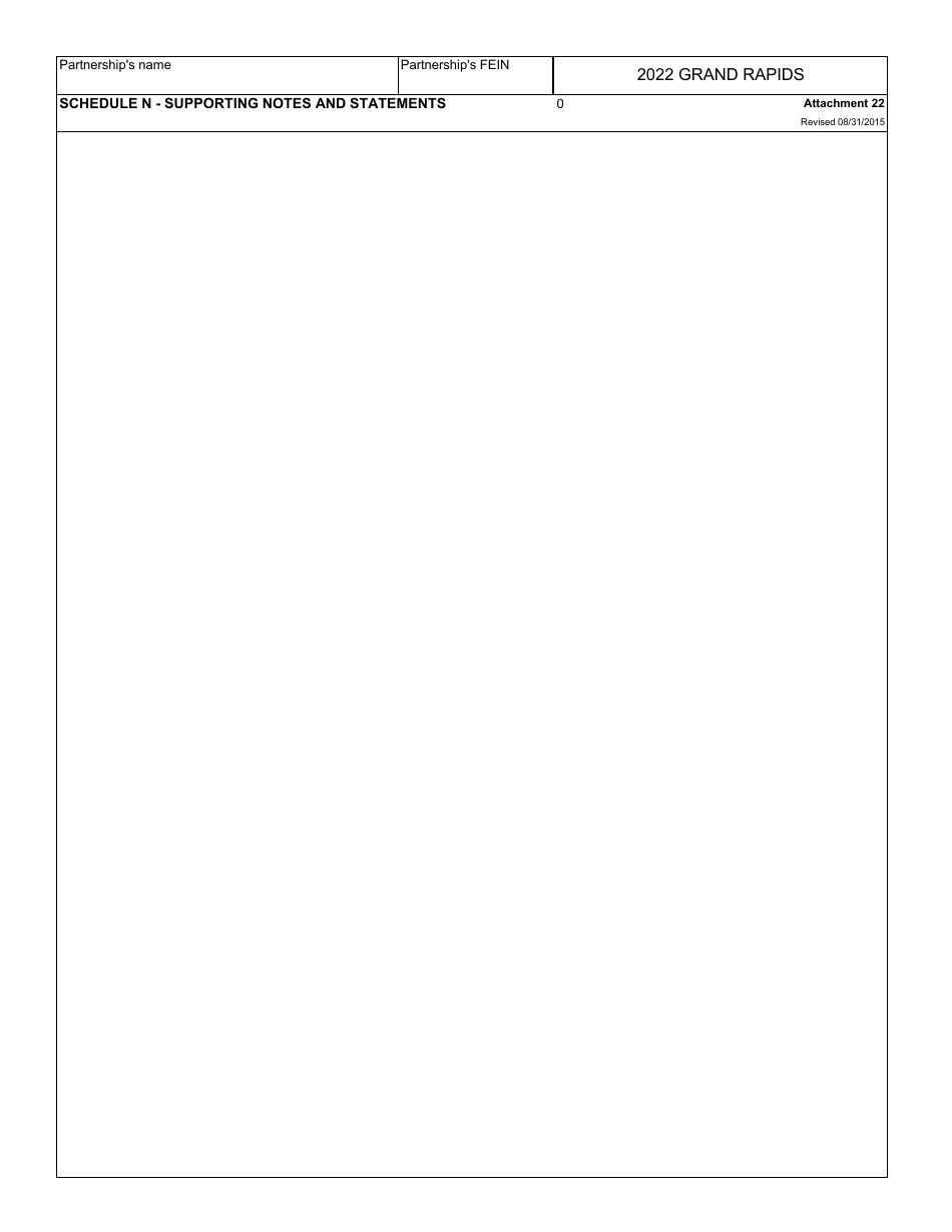 Form GR-1065 Partnership Income Tax Return - City of Grand Rapids, Michigan, Page 17