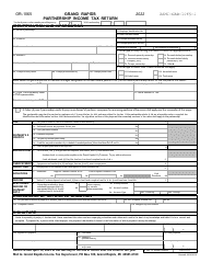 Form GR-1065 Partnership Income Tax Return - City of Grand Rapids, Michigan, Page 8