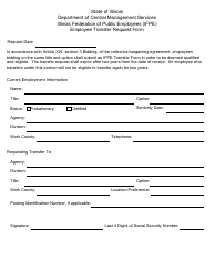 Document preview: Illinois Federation of Public Employees (Ifpe) Employee Transfer Request Form - Illinois