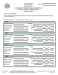Form HW-1 (7398_R04) Notification of Hazardous Waste Activity Form - Louisiana, Page 17