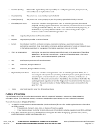 Form HW-1 (7398_R04) Notification of Hazardous Waste Activity Form - Louisiana, Page 3