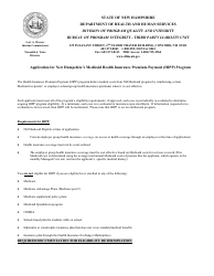 Document preview: Health Insurance Premium Payment (HIPP) Program Application - New Hampshire