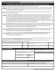 Form MO829-A0008 Application for a Primary Retail Liquor License - Missouri, Page 6