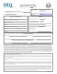 Application for Exploration License - Montana, Page 5