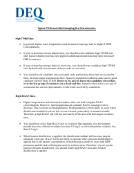 Change of Sampling Site for Disinfection Byproducts - Montana, Page 2