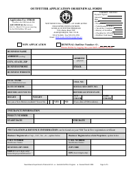 Outfitter Application or Renewal Form - New Mexico