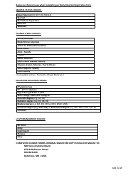 Form SAB20-W Anatomical Gift/Body Donation Registration Form - Maryland, Page 7