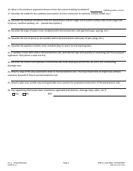 DNR Form 542-1535 Design Review Checklist for Bioretention Cell Systems - Iowa, Page 2