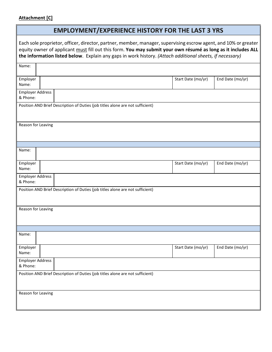 Annual Renewal Application for Idaho Escrow Agencies and 1031 Exchange Companies - Idaho, Page 8