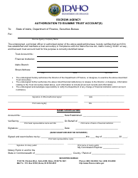 Annual Renewal Application for Idaho Escrow Agencies and 1031 Exchange Companies - Idaho, Page 9