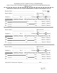 Structural Pest Control Business/Qualifying Manager Registration - Branch 2 &amp; 3 - County of Riverside, California, Page 2