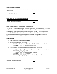 Application Info Packet - Underground Storage Tank (Ust) Preapproval Program - Arizona, Page 2