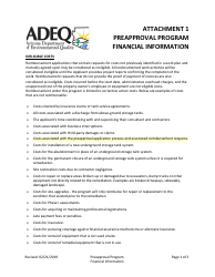 Application Info Packet - Underground Storage Tank (Ust) Preapproval Program - Arizona, Page 4