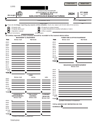 Document preview: Form PT-300 Schedule B Non-contiguous Manufacturing - South Carolina, 2024
