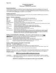 Form ELI Transmittal Form for Determination of Developmental Disability - New York, Page 2