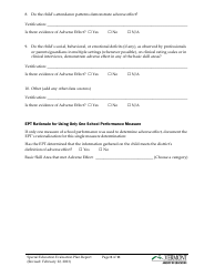 Form 2 Special Education Evaluation Plan and Report - Vermont, Page 8