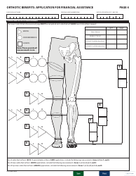 Form HLTH5400 Pharmacare Orthotic Benefits Application for Financial Assistance - British Columbia, Canada, Page 4